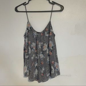 American Eagle Spaghetti Strap Flowy Tank Top